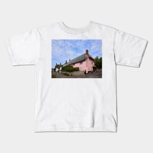 Thatched cottage at Otterton Kids T-Shirt